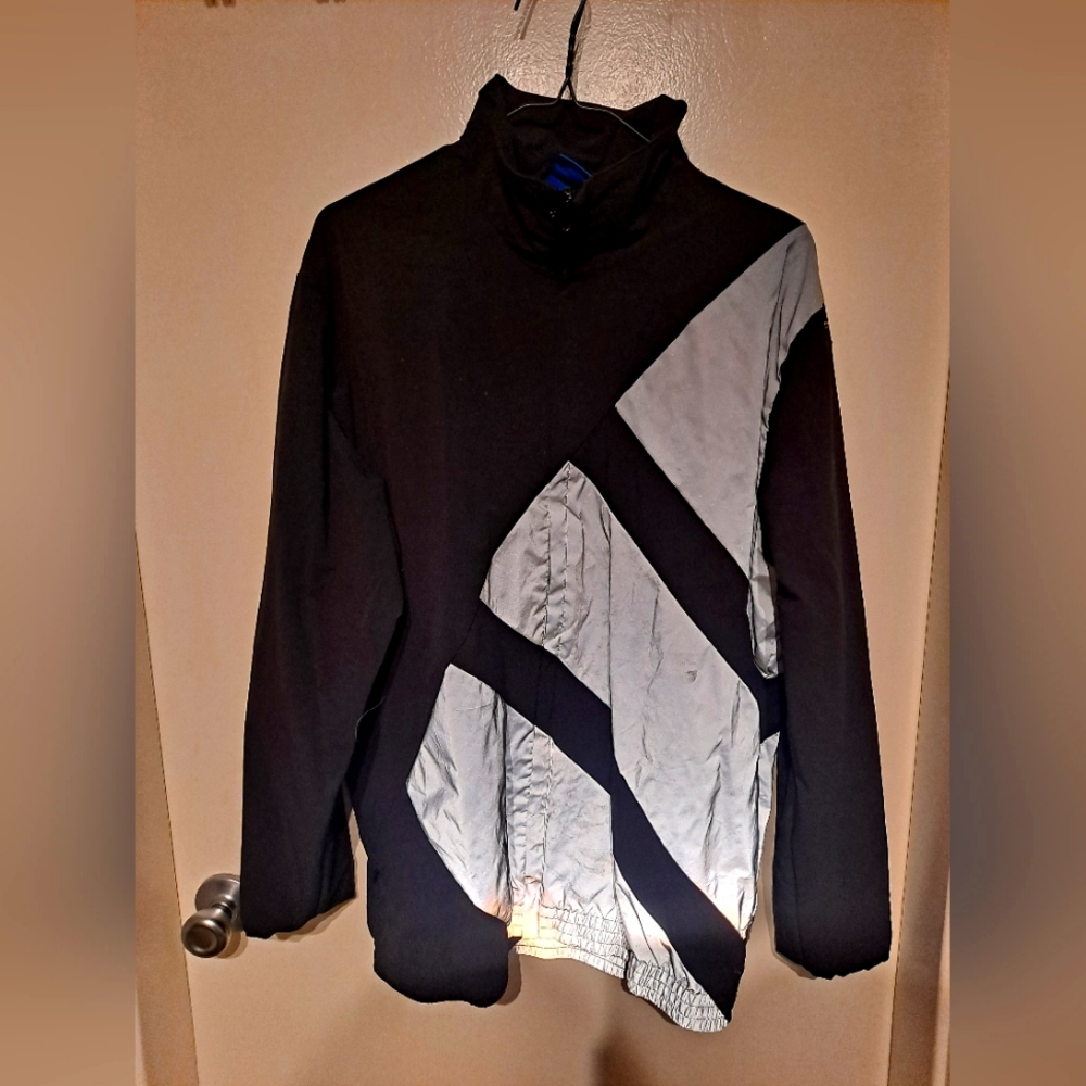Adidas reflective lightweight jacket